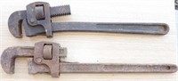 Pair of Pipe Wrenches