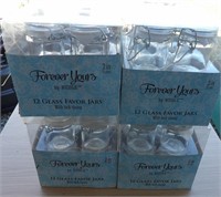 48 New Glass Favor Jars