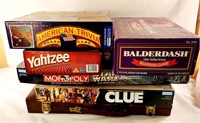 Collection of Games Star Wars Monopoly Clue Trivia