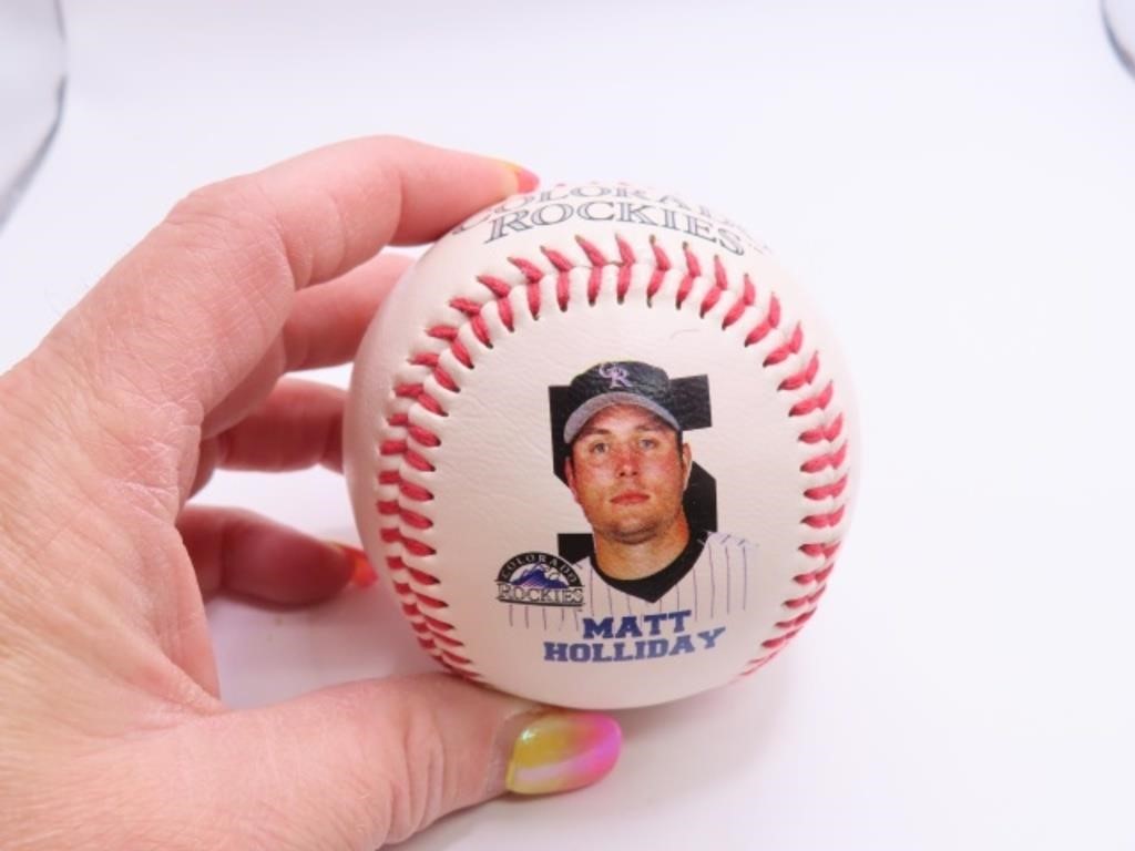 MATT HOLIDAY Co Rockies Collector's Baseball
