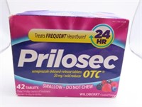 sealed box PRILOSEC OTC 42ct good til 07/2024 date