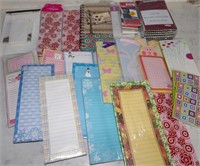 Large Lot of Mostly New Note Pads