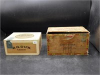 Vintage Cigar Boxes & Bingo Set