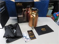 UKEG 64 Beer Copper Pressurized Growler Jug EXC $