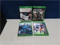 (4) XBOX ONE Video Games *clean..exc*