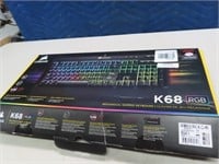 CORSAIR k68 RGB Gaming Keyboard in box