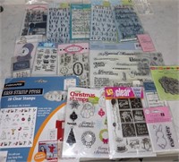 Misc. Lot of Clear Stamps - Bag 20