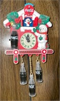 1998 Coca-Cola Christmas Musical Cuckoo Clock