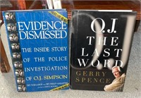 (2) OJ Simpson HC Books:  1997 Evidence