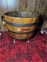Vintage Wine Barrel Basket
