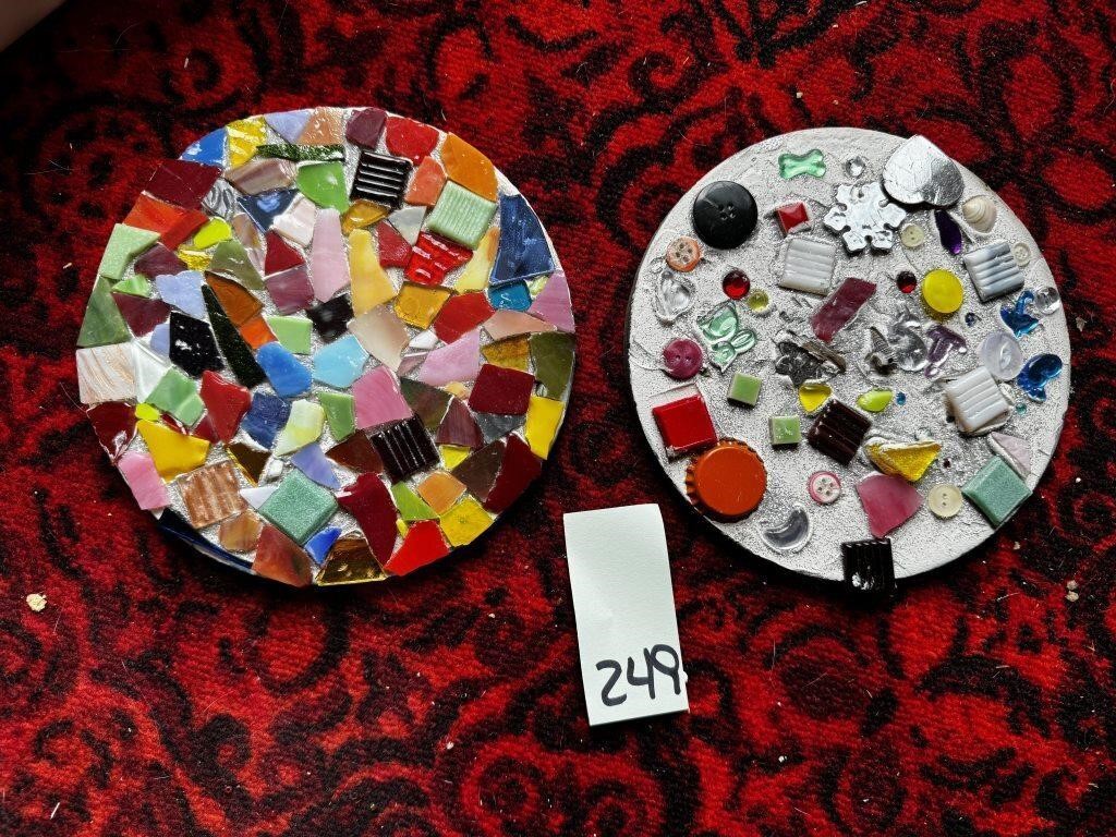 2 Mosaic Pieces