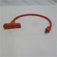 Three Plug Short Cord - Tested Works