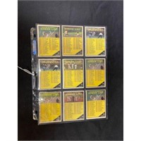 (11) 1961 Topps Baseball Unchecked Checklists