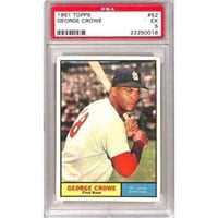 (5) Graded 1961 Topps Baseball Cards