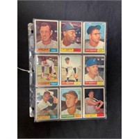 (54) 1961 Topps Baseball Cards Nice Shape