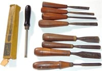 ANTIQUE WOOD WORKING TOOLS LOT