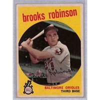 1959 Topps Brooks Robinson Crease Free