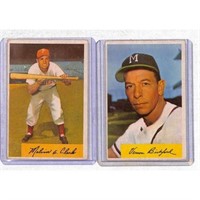 (4) 1954 Bowman Baseball Cards