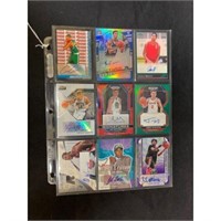 (9) Different Basketball Auto Rookie Cards