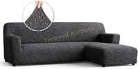 Sofa Cover - Dark Grey (Right-Facing Chaise)