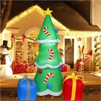 6 Ft Christmas Inflatable Tree with Gift Boxes