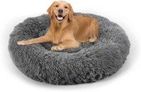 DogBaby Dog Bed  Faux Fur  30  Grey