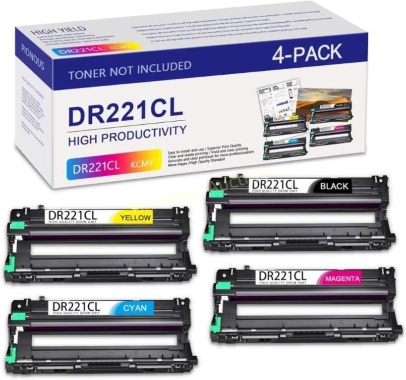 DR221CL Drum Unit 4-Pack for Brother