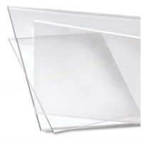 5 Clear Plastic Sheets (8ft X 4ft)