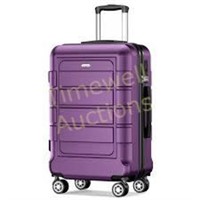 SHOWKOO 28 Expandable Hard Luggage  Purple