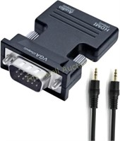 DTECH HDMI to VGA Adapter with Audio  F/M