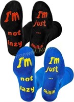 Rainbow Socks - Anti-Slip Men Women - 2 Pairs