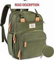 RUVALINO Diaper Bag 11.8x7.8x16.5in  Green