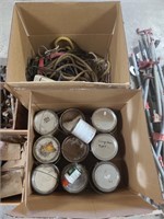Misc. Garage Items - Paint and Various Ropes and T