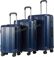 Coolife Luggage Set 20in24in28in  TSA Lock