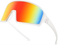 WANWAN Large Frame Sports Sunglasses  Unisex