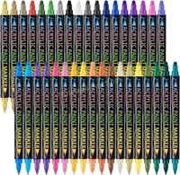 36 Colors Dual Tip Acrylic Paint Markers
