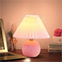 Zenply Korean Pleated Bedside Lamp  Mini Size