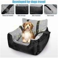 Dog Car Seat for Small to Medium Dogs (Grey)