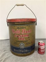 5 Gallon Gold Bond Castor Oil Can