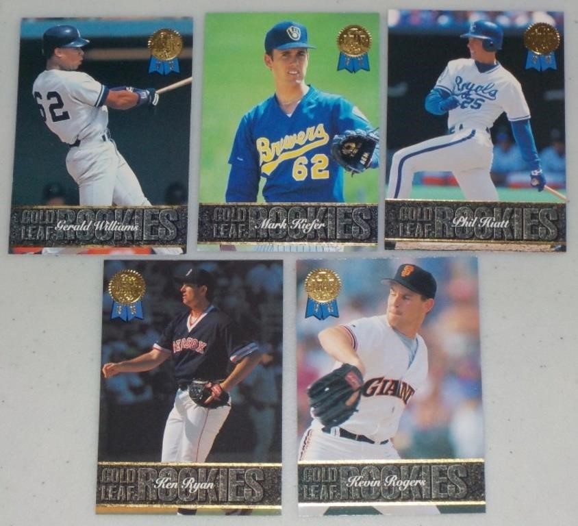 Lot of 5 1993 Leaf Heading to The Hall Inserts