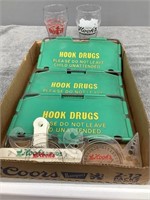 Hook's Drug Store Advertising Memorabilia