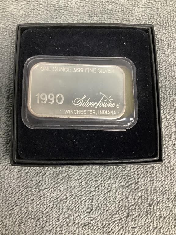 1990 Silver Towne Winchester, IN 1 oz. .999 Silver