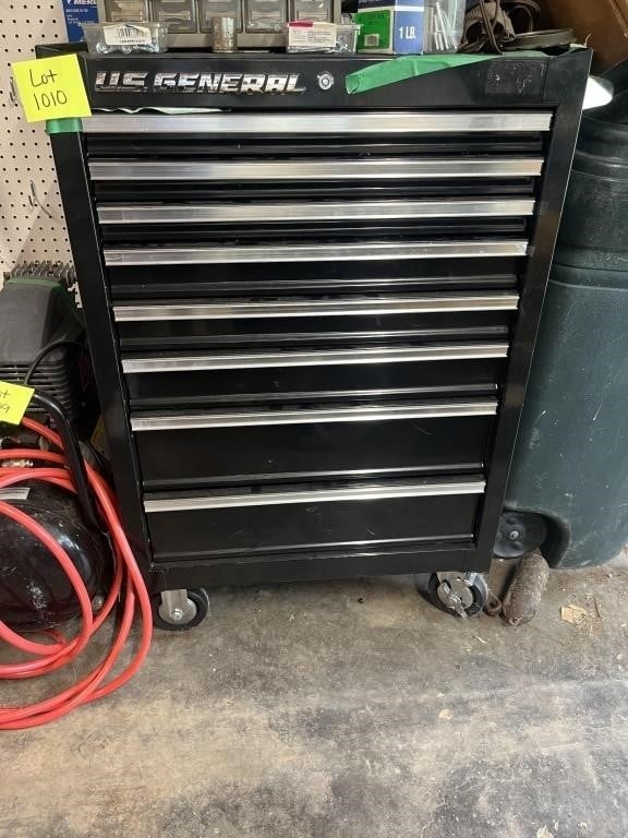 US General Tool Box with Tools