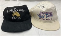 King County Posse & Signed Rodeo Hats