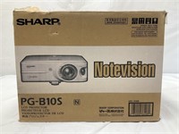 Sharp PG-B10S LCD Projector, In Box, Appears