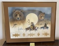 Original Painting "Bear Spirit" Anderson  Benally
