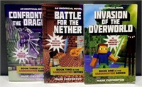 Minecraft "Gameknight999" Series Books 1, 2 & 3