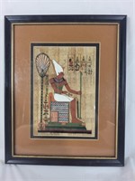 Framed Egyptian artwork