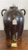 10 Gallon Double Handled Stoneware Jar w/ Lid