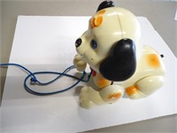 (E3) FISHER PRICE dog pull toy.  Shows wear but